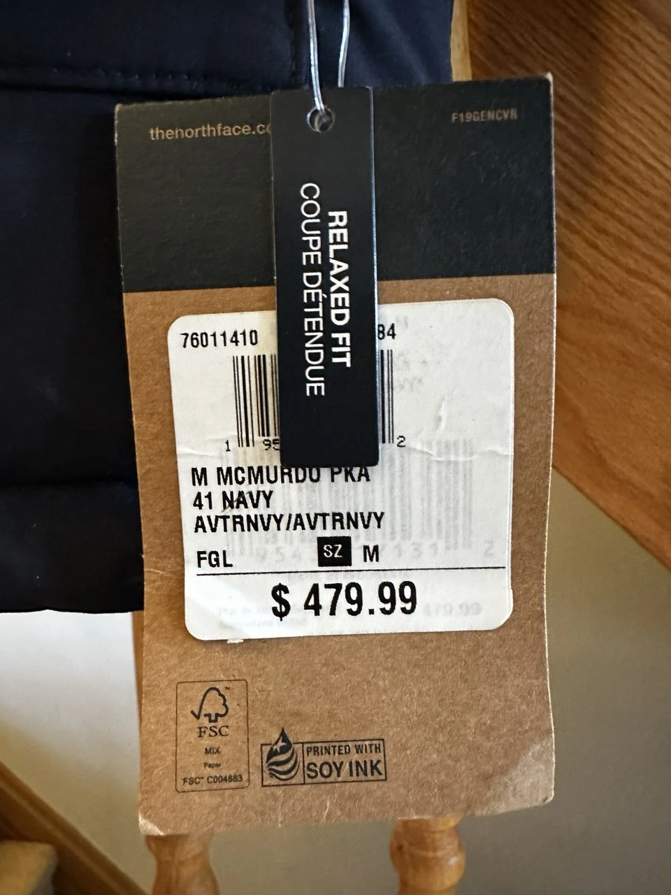 The North Face Men's McMurdo Parka - Aviator Navy (Size Medium)