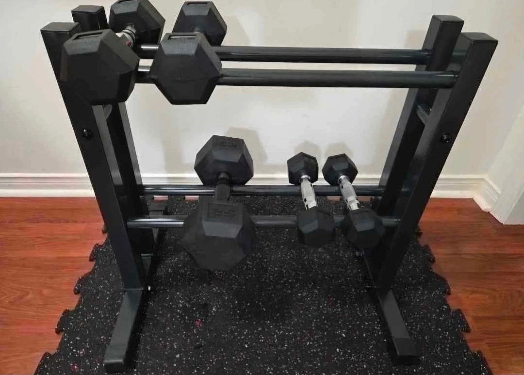 24" Multi-Functional Storage Rack for Dumbbells, Med Balls