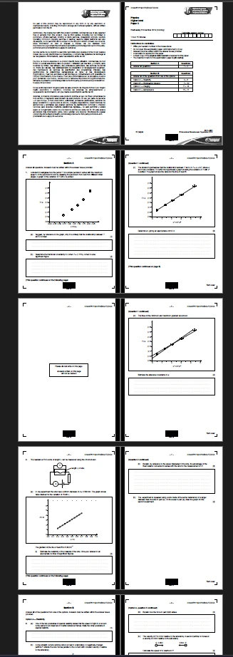 IB Chemistry, Physics, and French SL/HL Exam Papers - photo 5