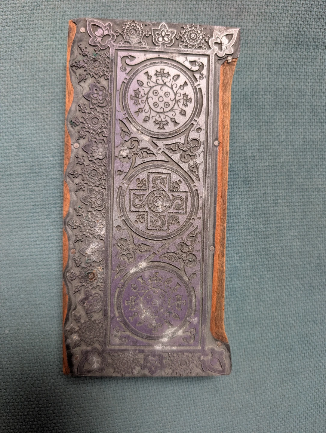Vintage Decorative Printing Block