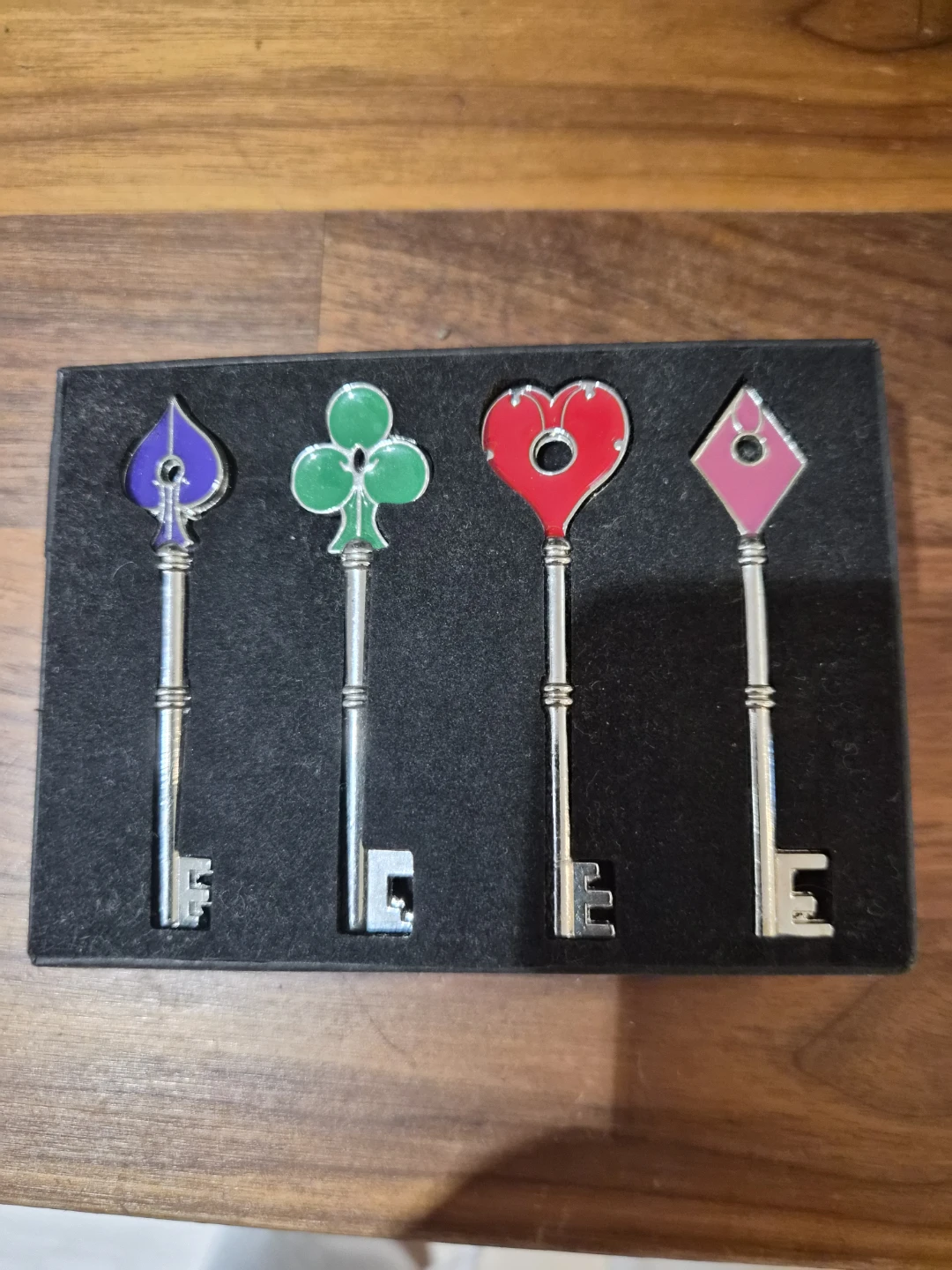 Set of 4 metal Keys from Resident Evil
