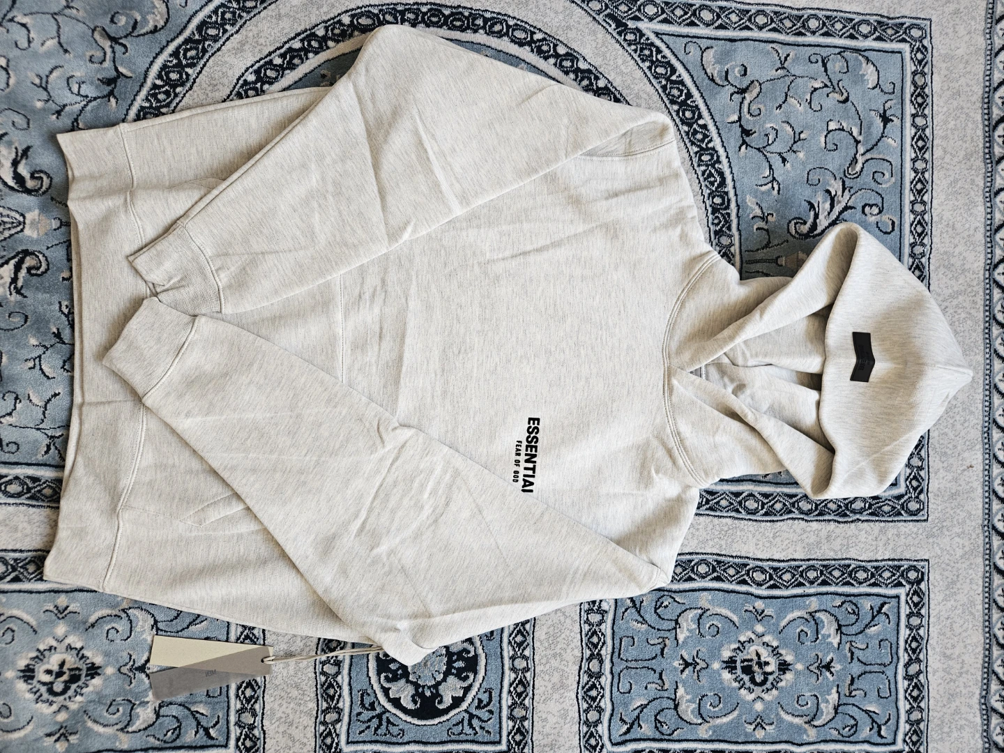ESSENTIALS Fear of God Hoodie and pants Set -  light Oatmeal - photo 2