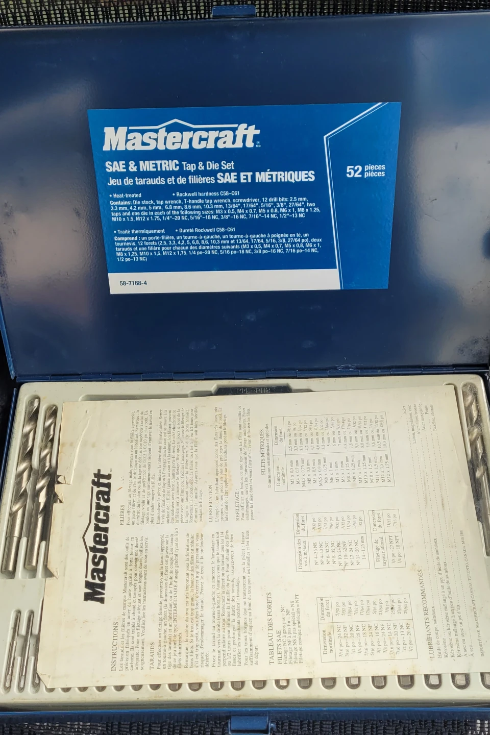 Mastercraft SAE & METRIC Tap & Die Set - photo 2