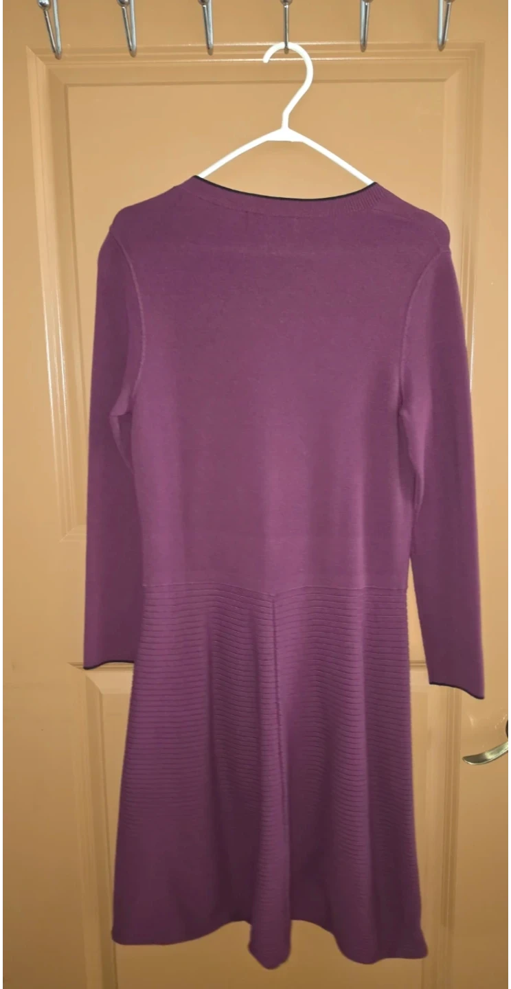 Banana Republic Purple Knit Sweater Dress - photo 2