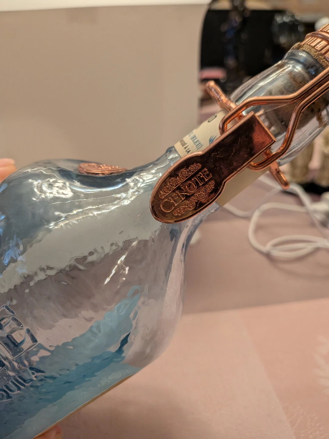 Empty Cenote Añejo Tequila Bottle - photo 5
