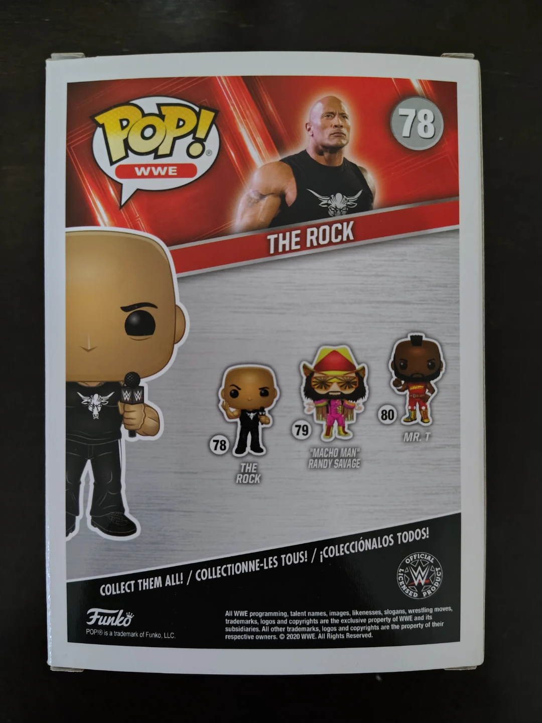 Funko Pop! WWE The Rock #78 – Excellent Condition - photo 2