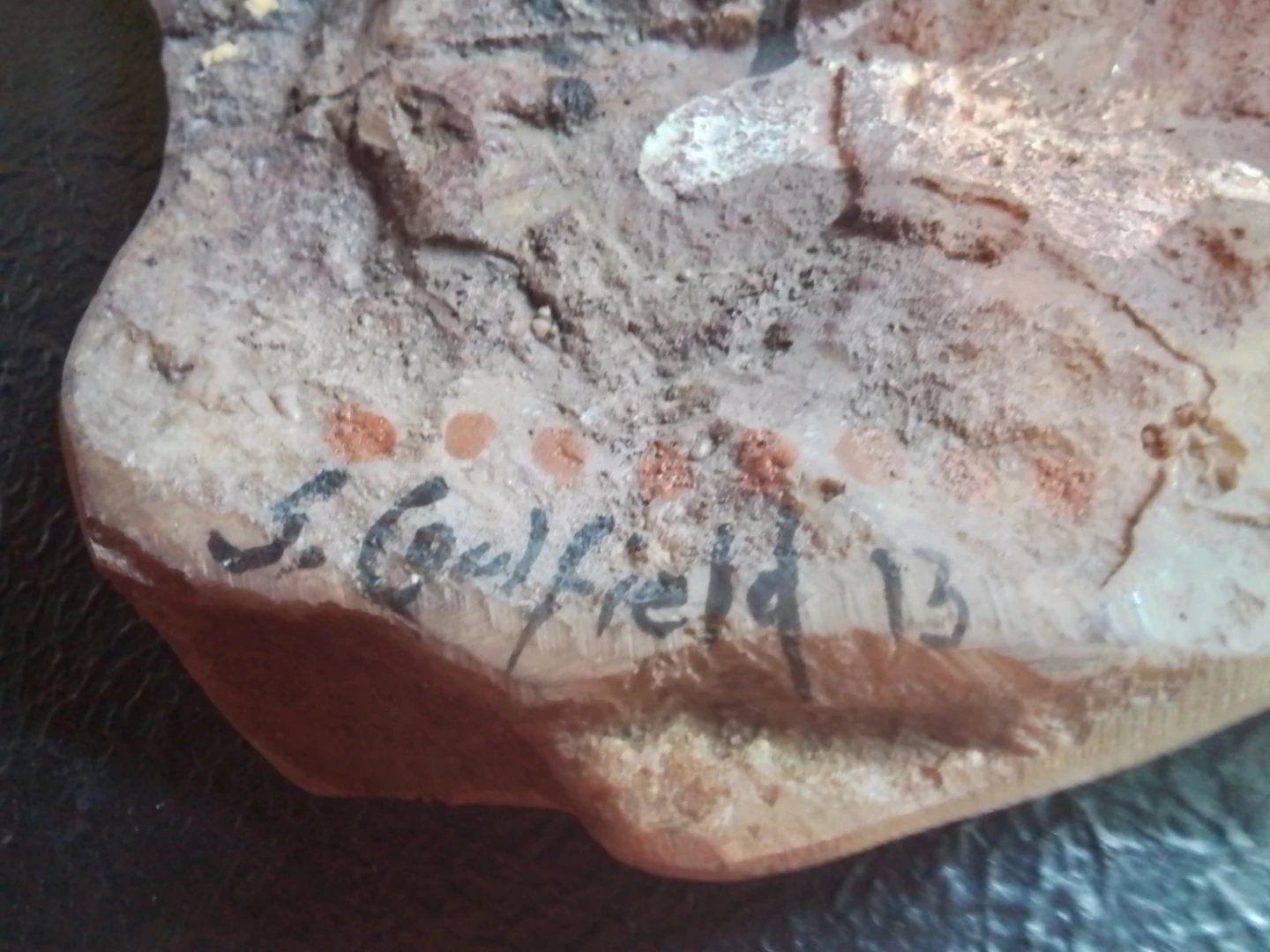 Authentic Sean Caulfield San (Bushmen) Rock Art Painting - photo 5