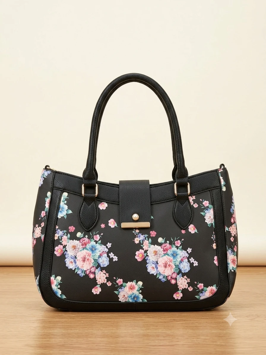 Floral Print Top Handle Handbag $20 each - photo 3