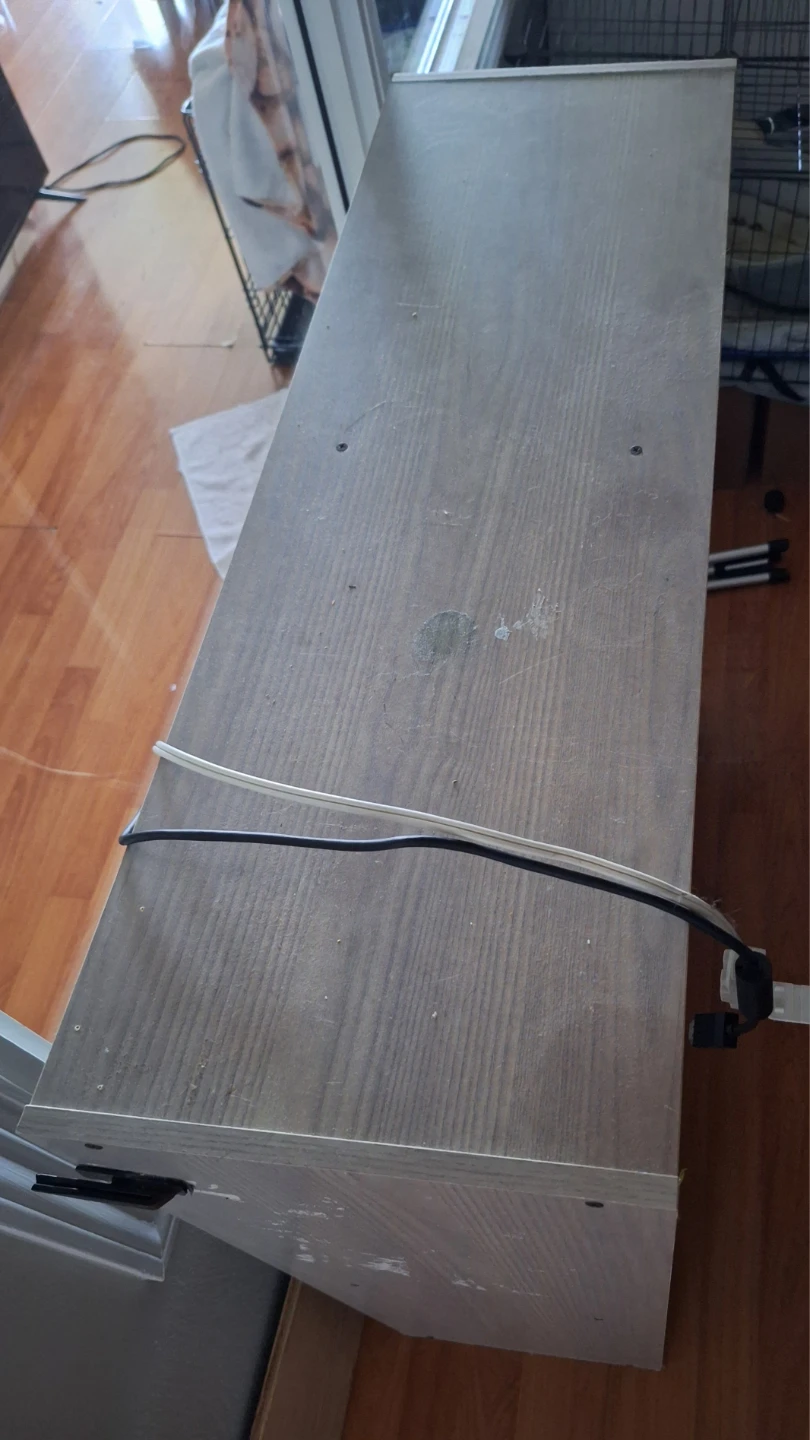 Grey Wood-Look Shelf Unit - photo 2