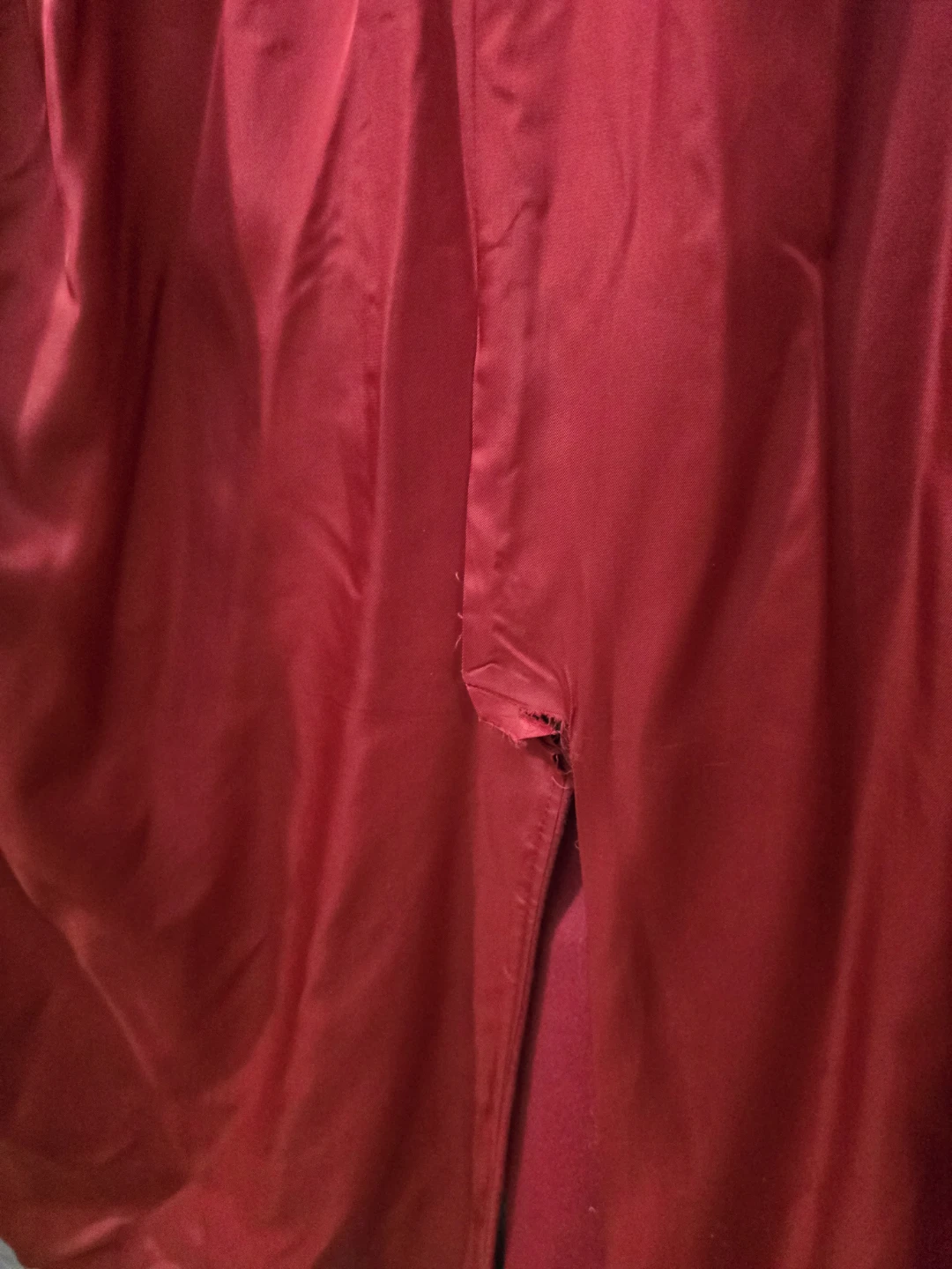 Ann Taylor Red Double-Breasted Wool Blend Coat Size 8 - photo 4