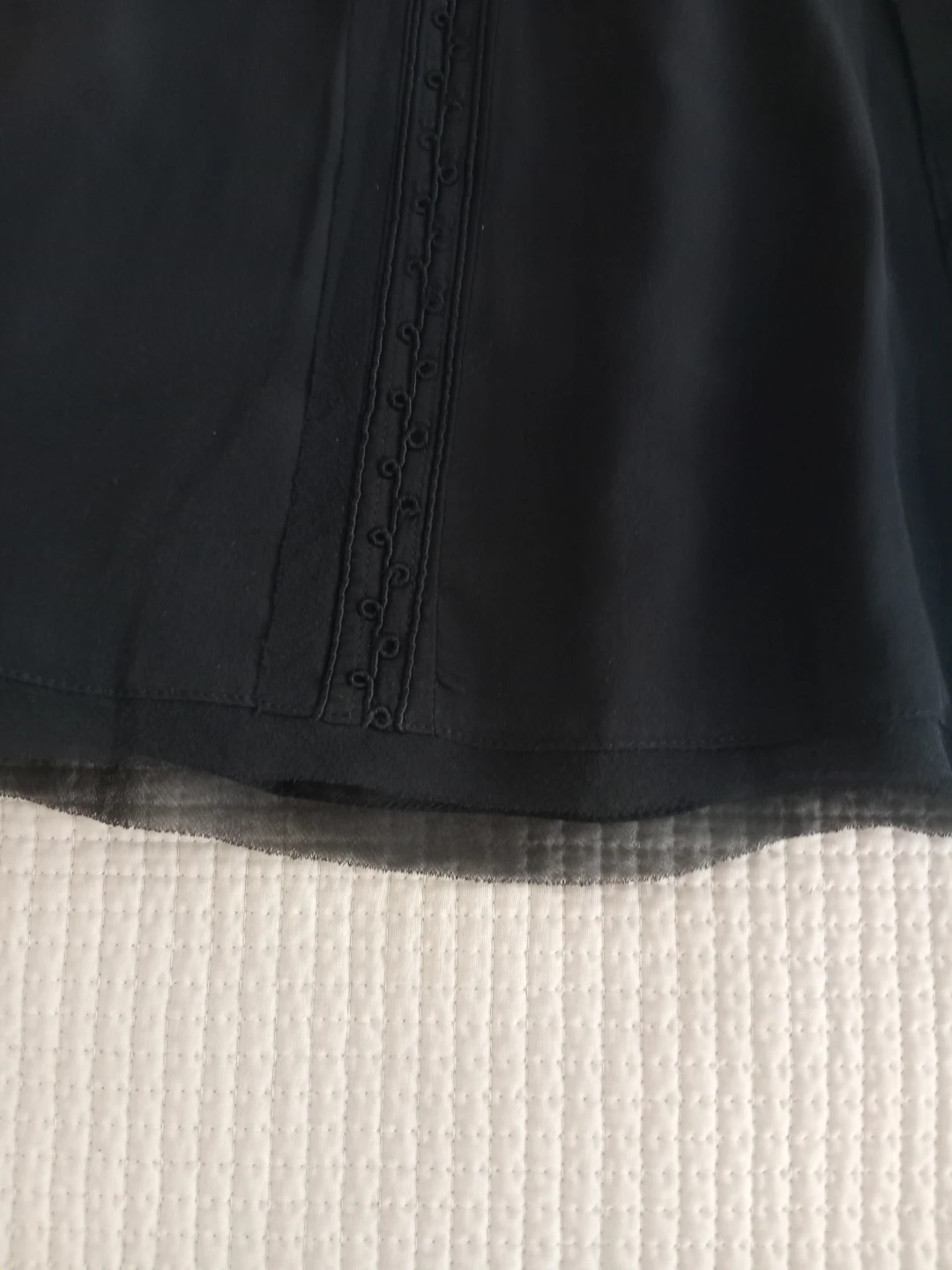 Sandra Azzalossi Black A-Line Skirt - Size 32 - photo 5