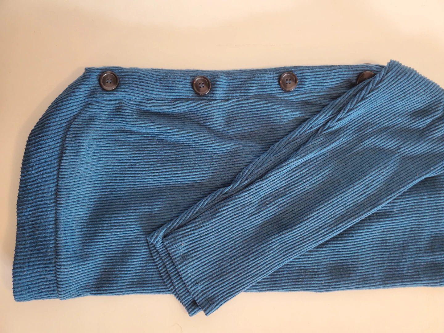 Teal Blue Ribbed Top - photo 4