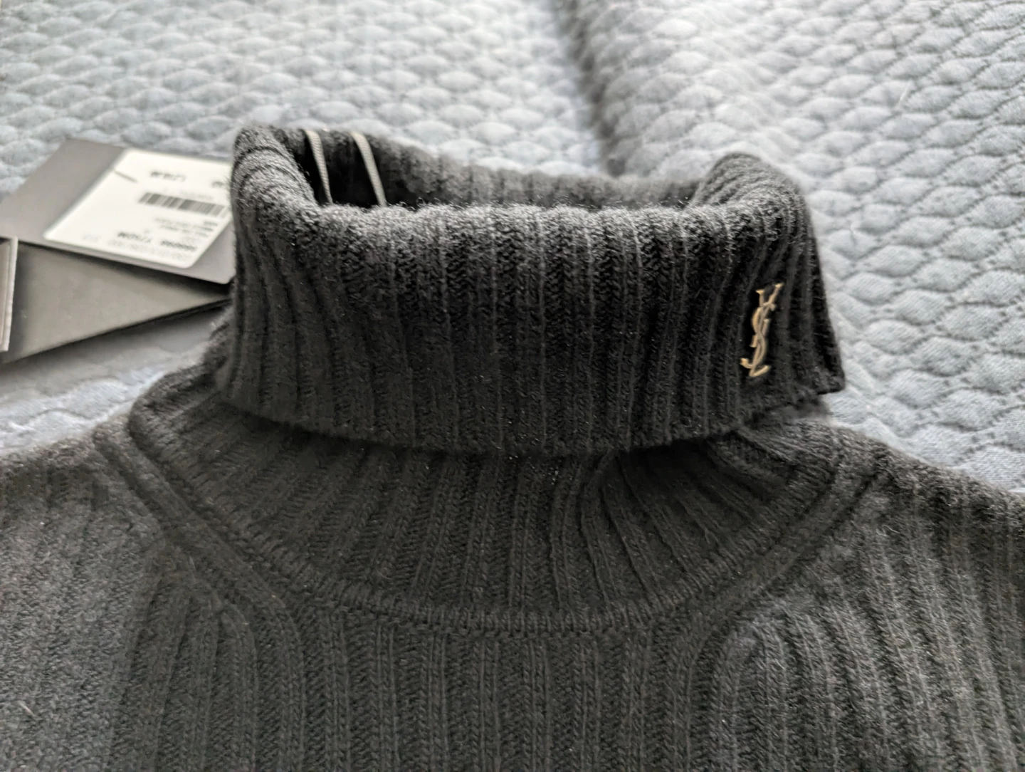 Women's Saint Laurent Black Sweater New with Tags Size Medium - photo 2