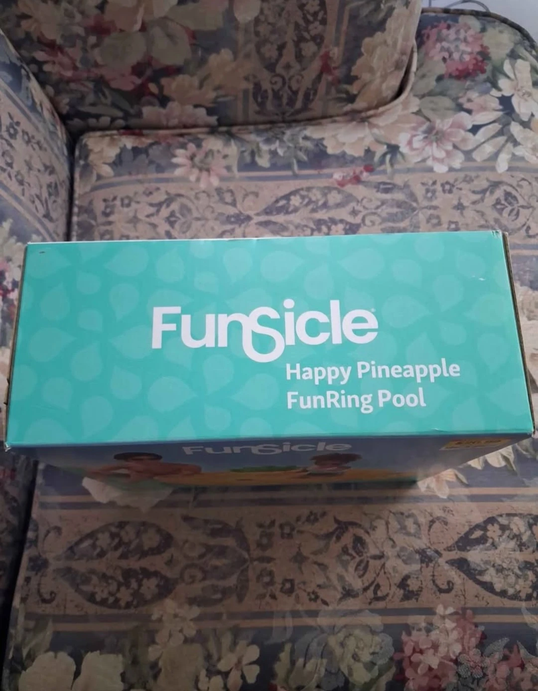 Funsicle Happy Pineapple FunRing Pool 48in DIA - photo 3