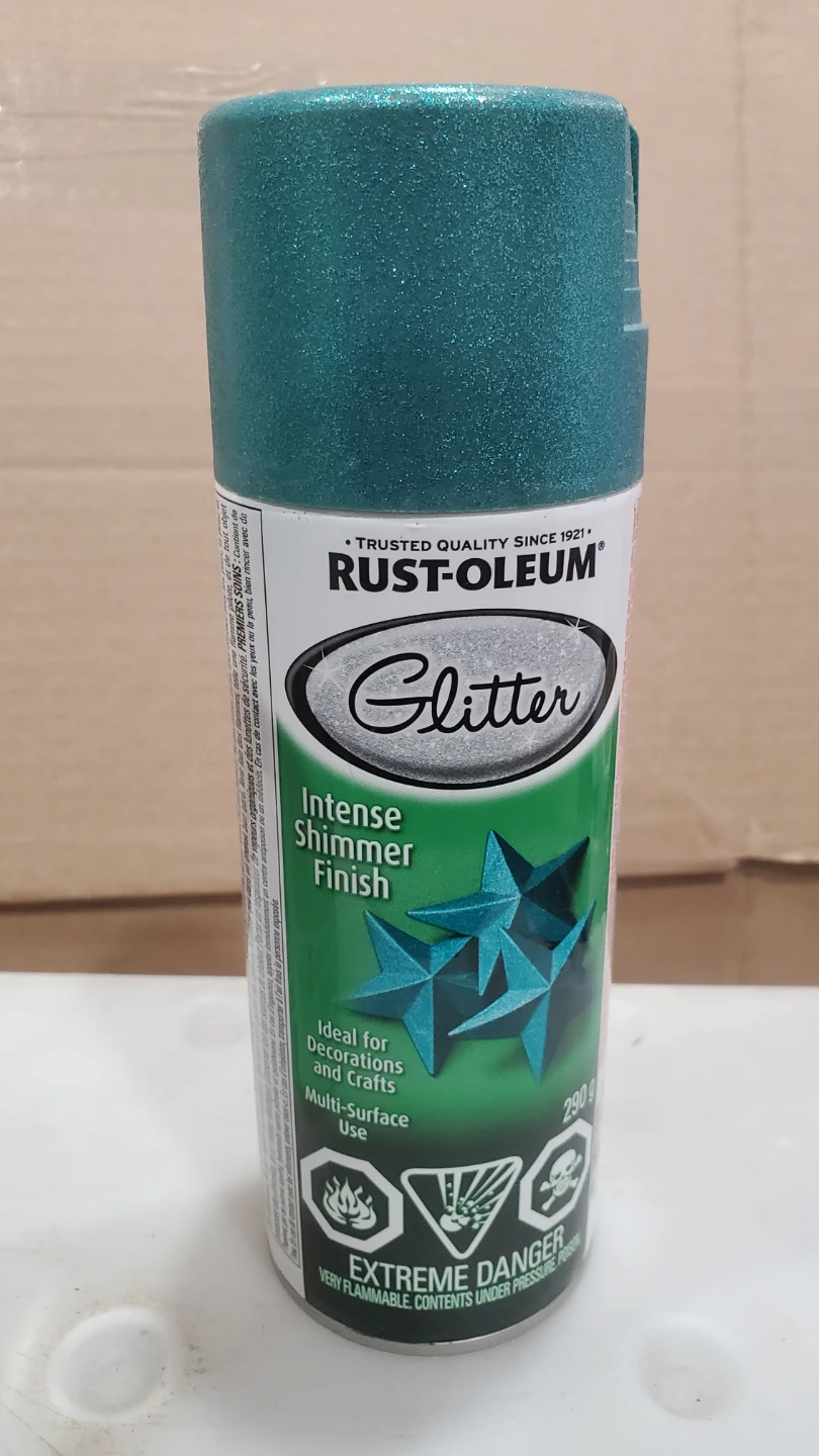 Rust-Oleum Glitter Spray Paint Set - Green & Teal - photo 5