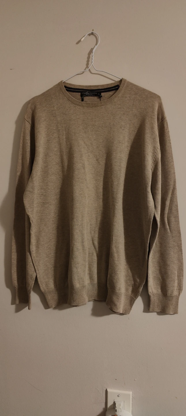 Tan Crew Neck Sweater
