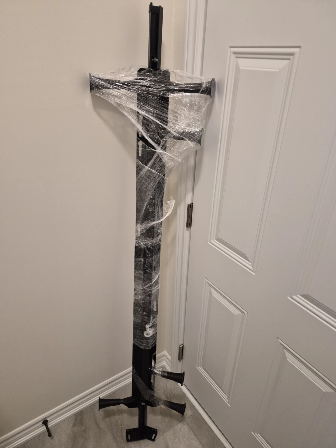 Black metal bed frame - Queen Size Mattress