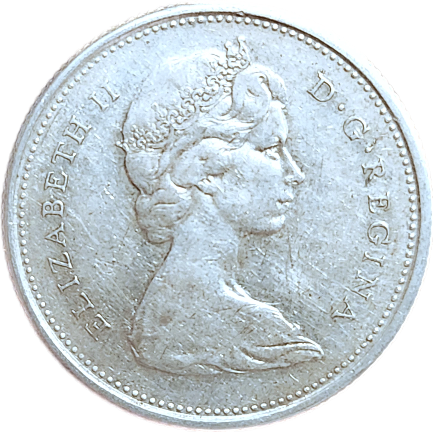 Silver Canada 1967 Centennial Quarter. - photo 2