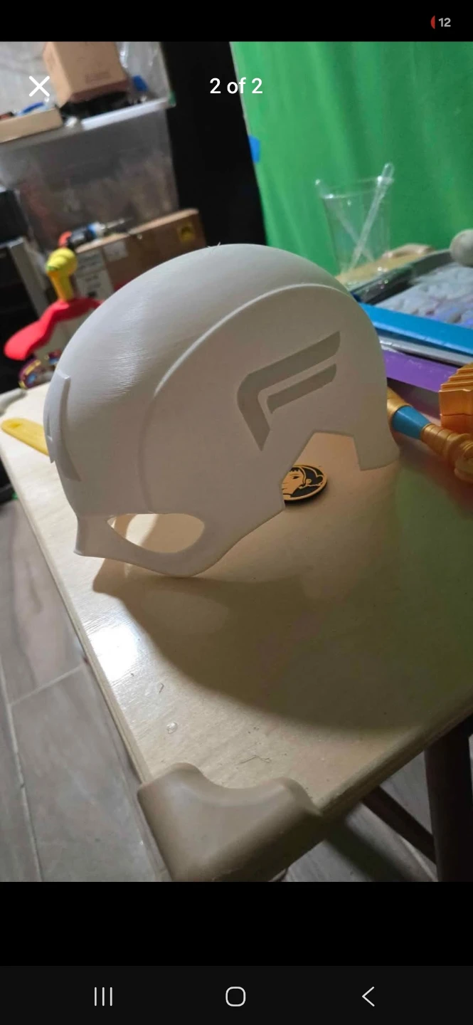 Captain America Shield Helmet Prop Replica - photo 2