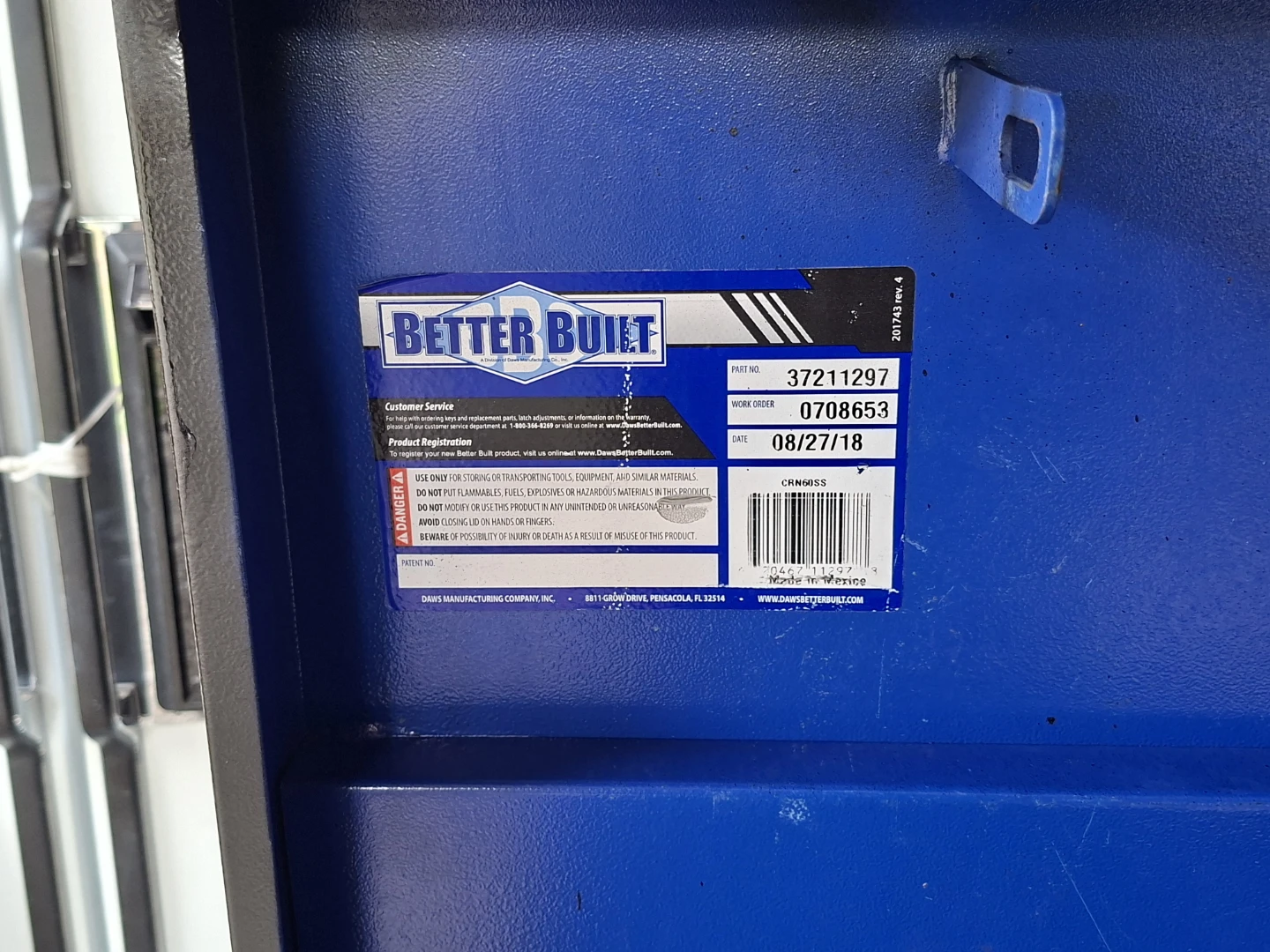 Better Built Job Safe 60" - photo 3