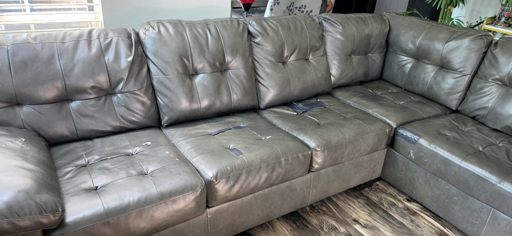 Gray Sectional Sofa - photo 3