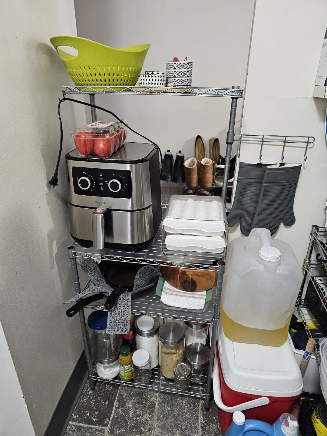 Small appliance shelf