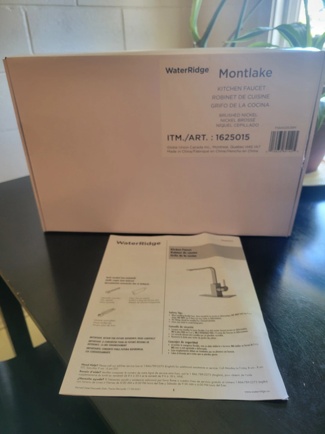 WaterRidge Montlake Brushed Nickel Kitchen Faucet