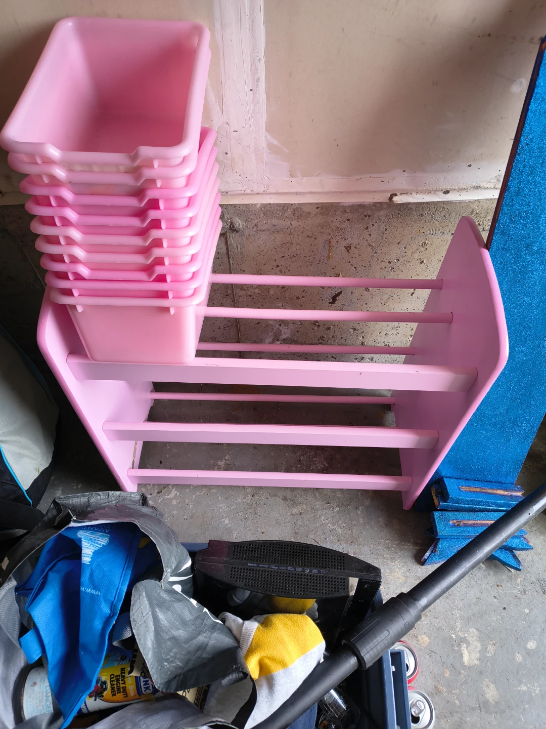 Pink Princess Toy Organizer with Bins - photo 2
