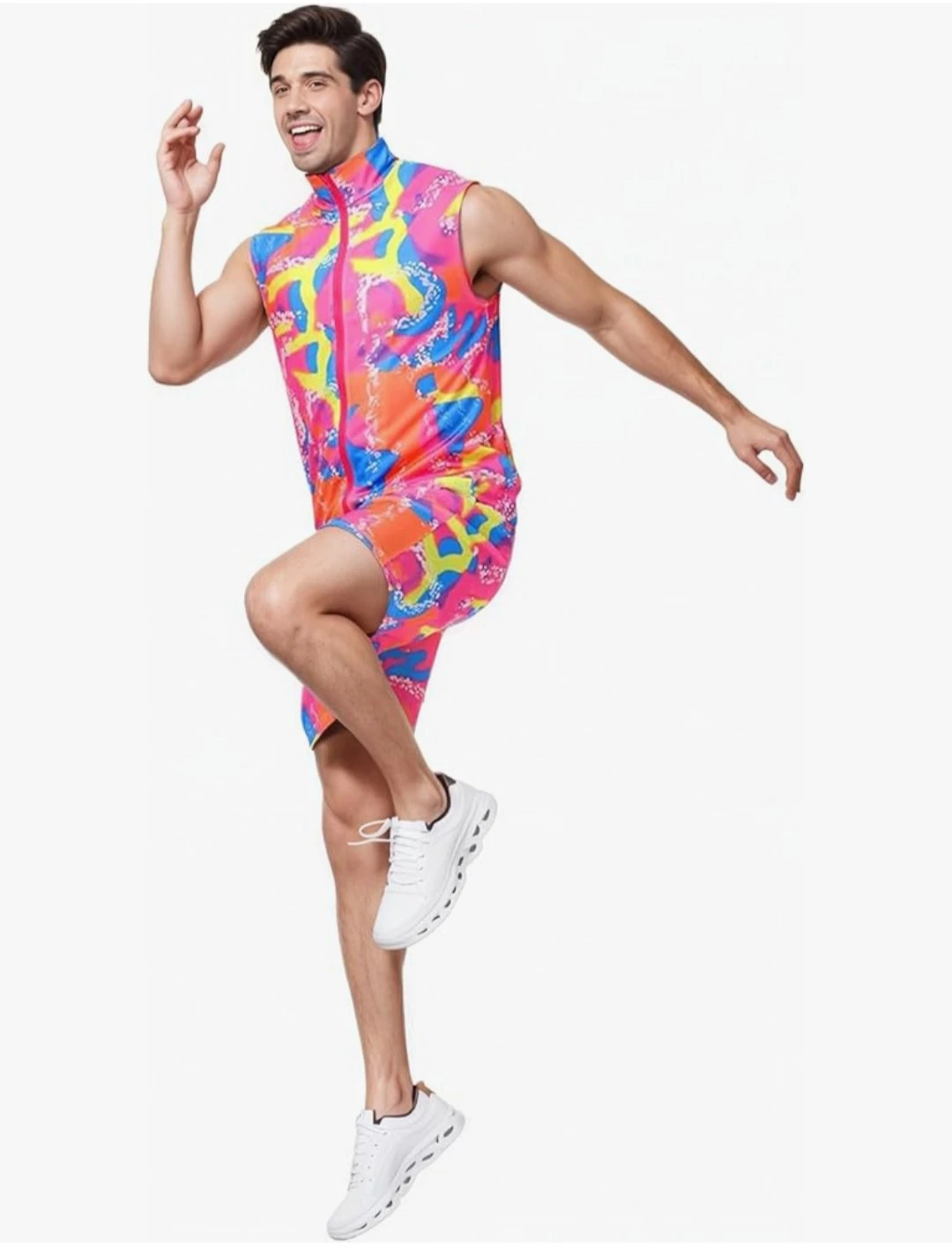 Small(fit in medium) 80s 90s Workout Costume Hallowee - photo 4