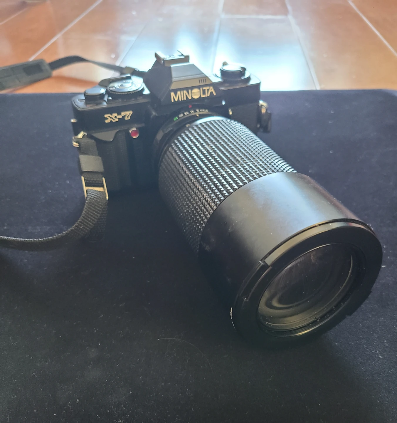 Minolta X-7 Camera with Lens and Case