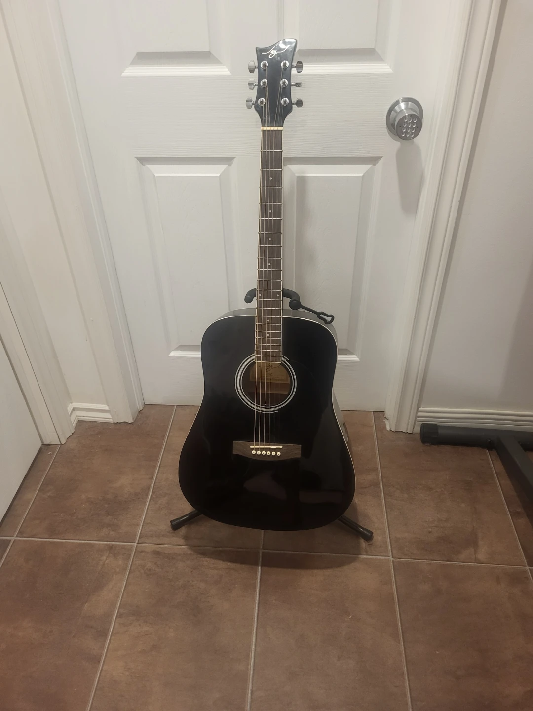 Acoustic Guitar, patch cord, mics