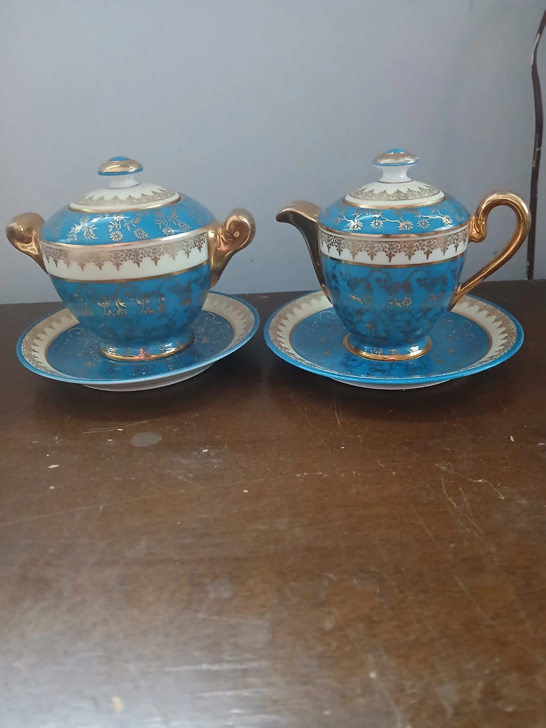 Limoge Cream & Sugar Set