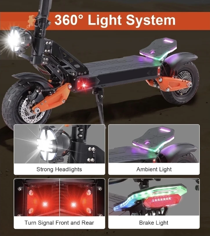 5000W Dual Motor Electric Scooter.  Need it gone by Aug 25th - photo 4