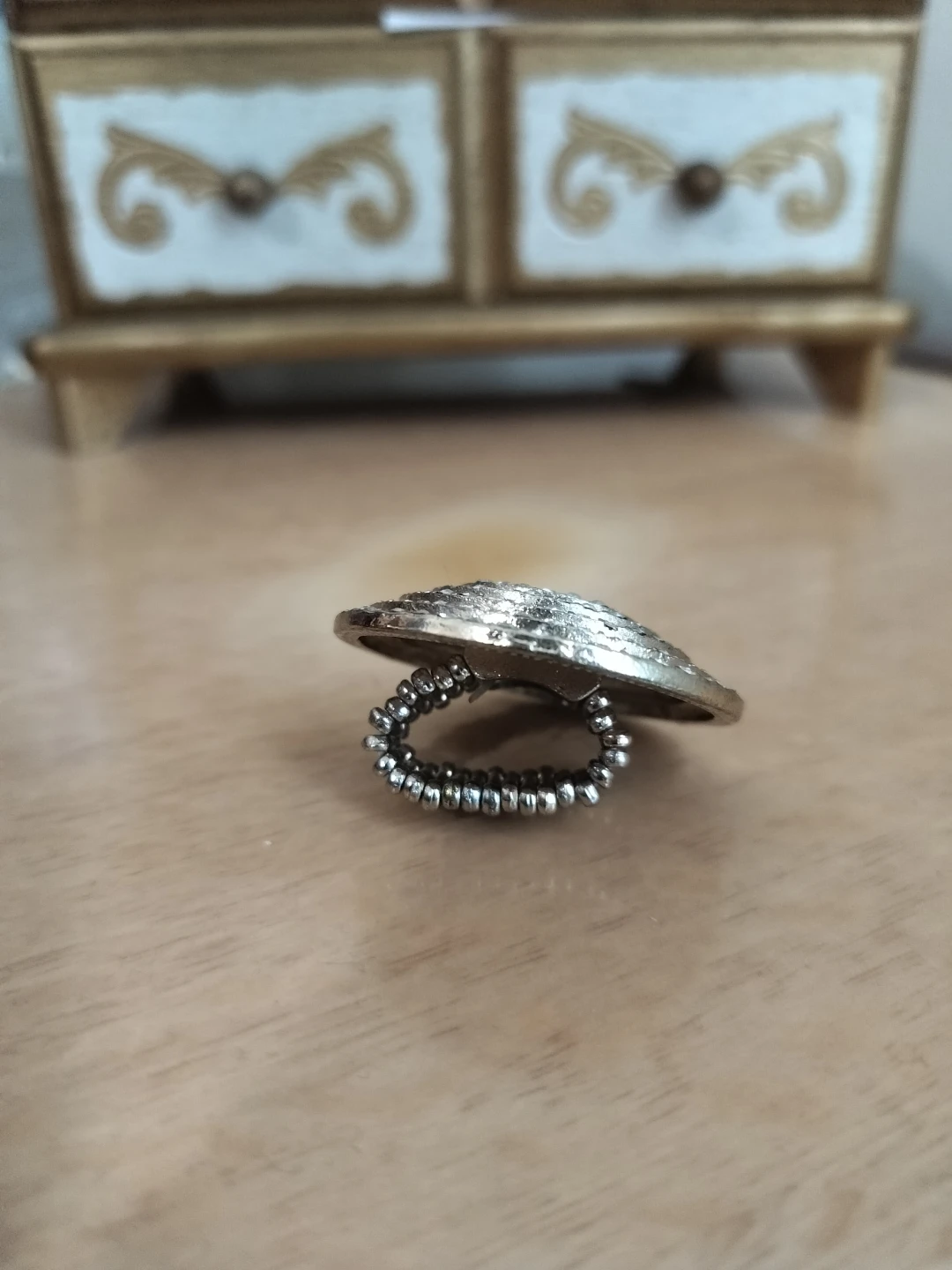 Sparkly Large Statement Ring - photo 2