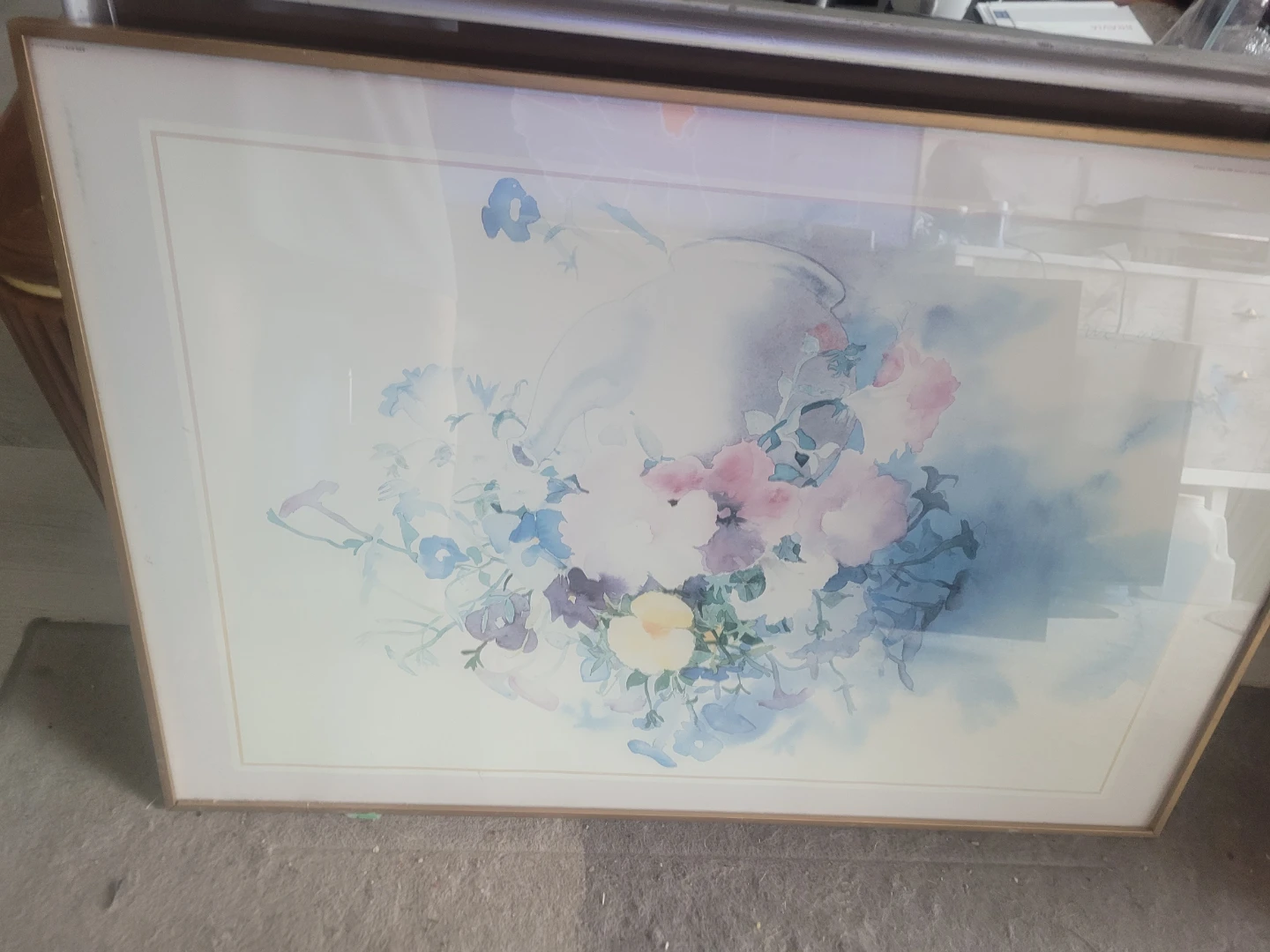 Framed Floral Art Print