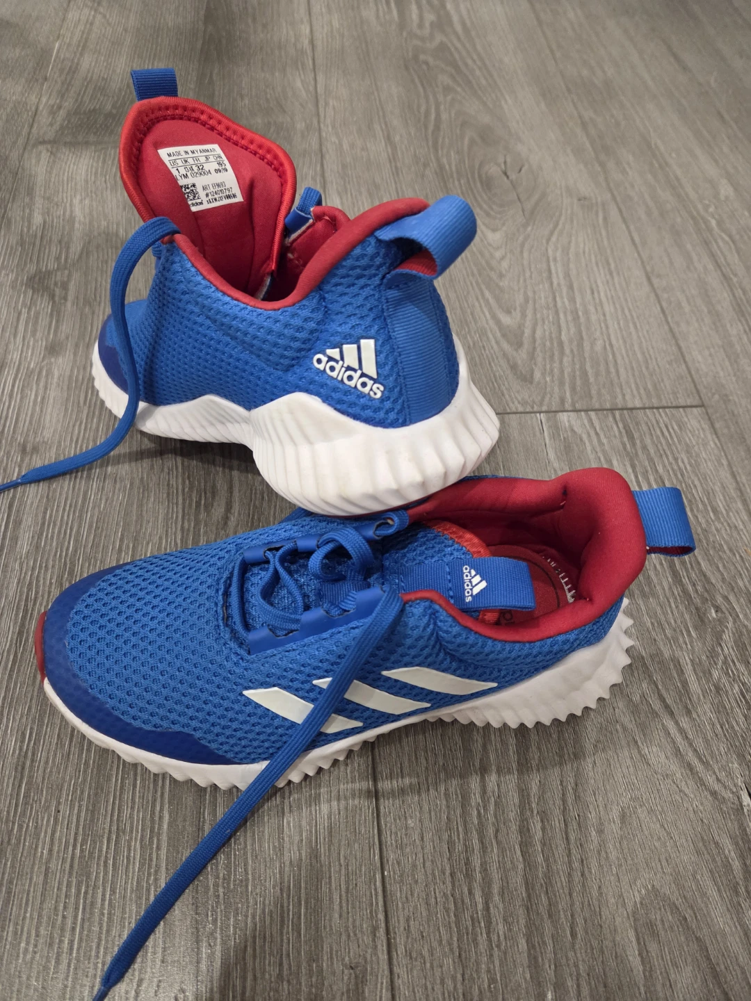 Adidas Running Shoes - Blue/Red Size US 1 - photo 4