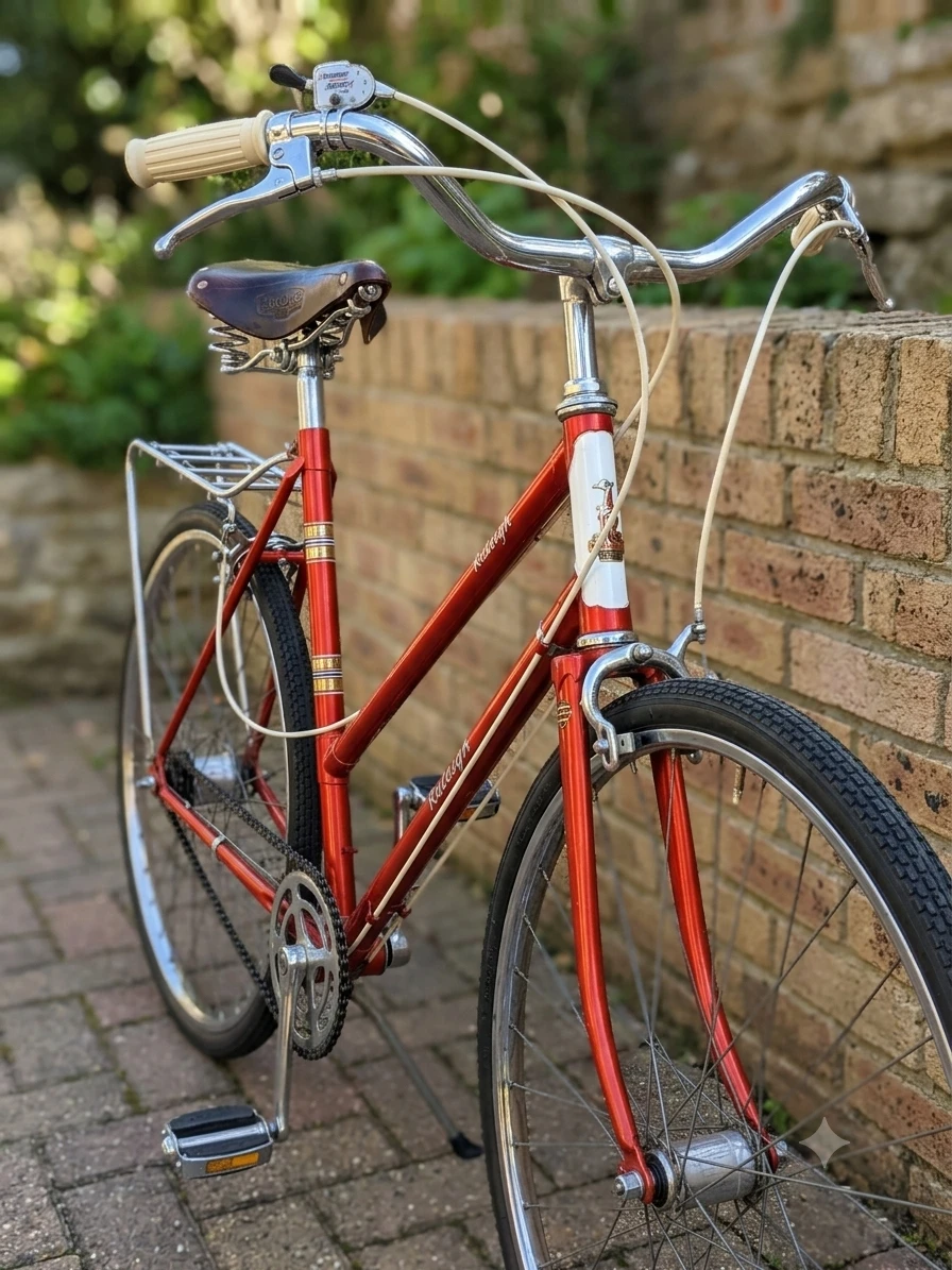 Red Raleigh Women's Bicycle