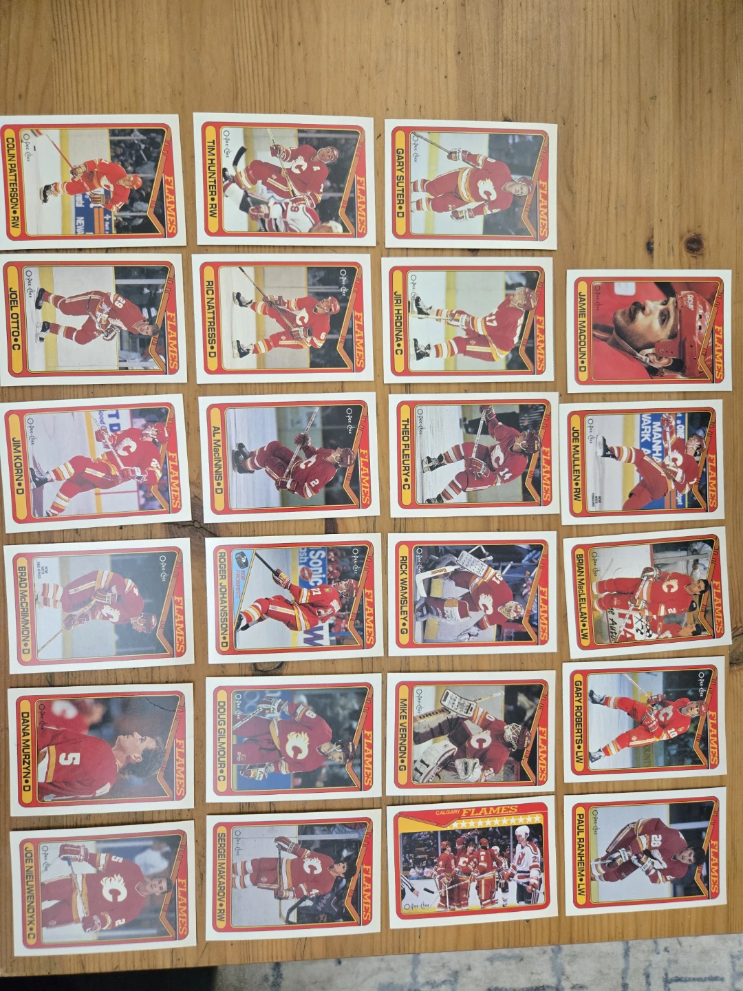 Flames Hockey Card
