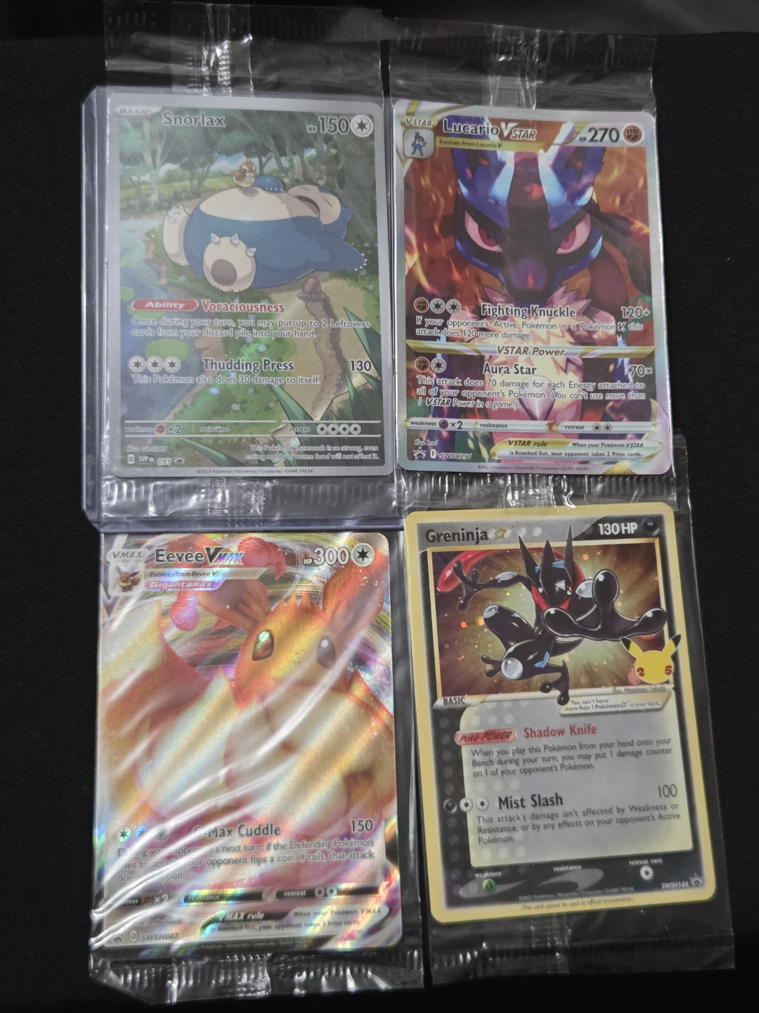 Sealed Black Star Promo pokemon cards