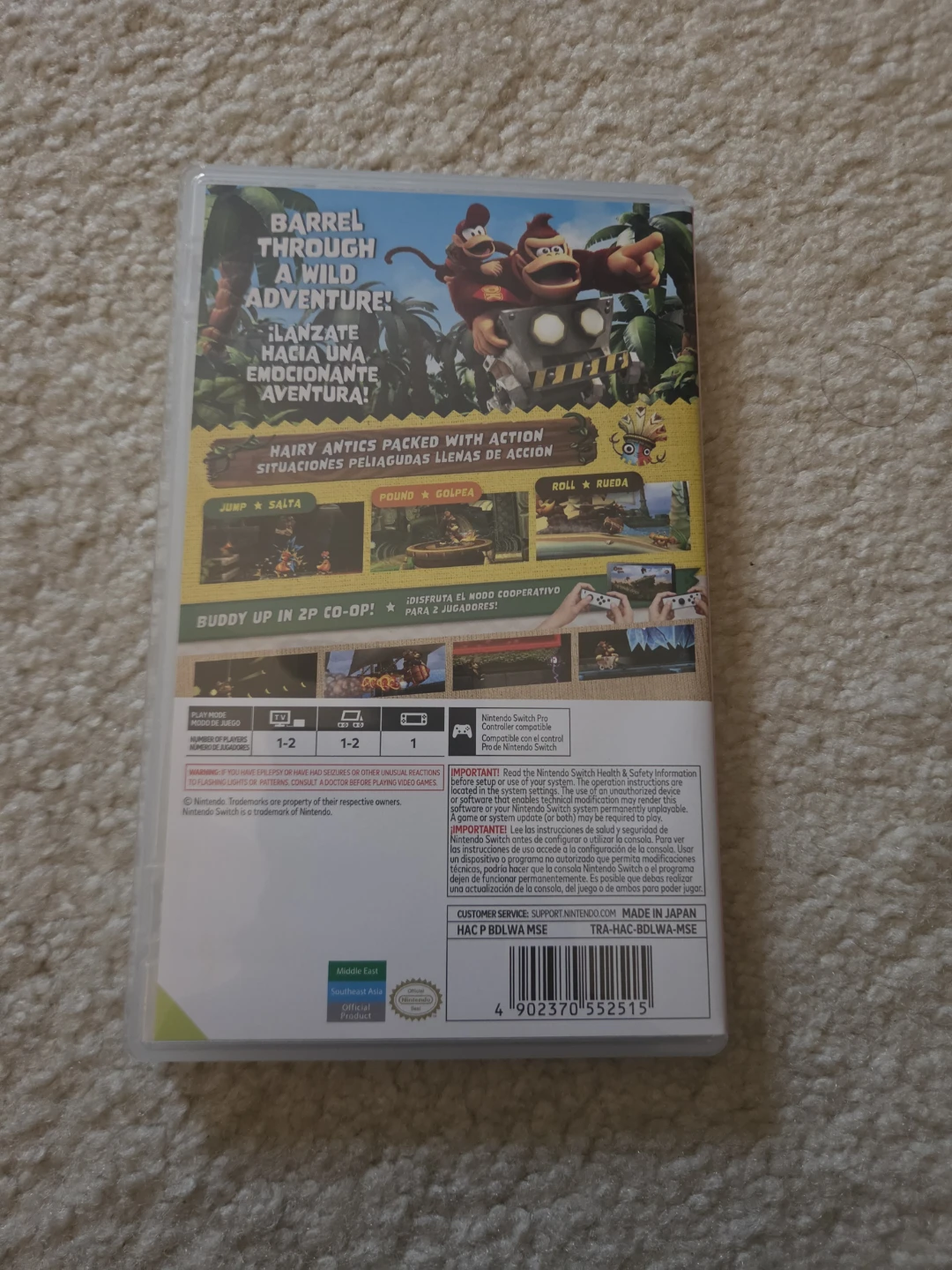 Nintendo Switch Donkey Kong Country Returns HD Game - photo 5