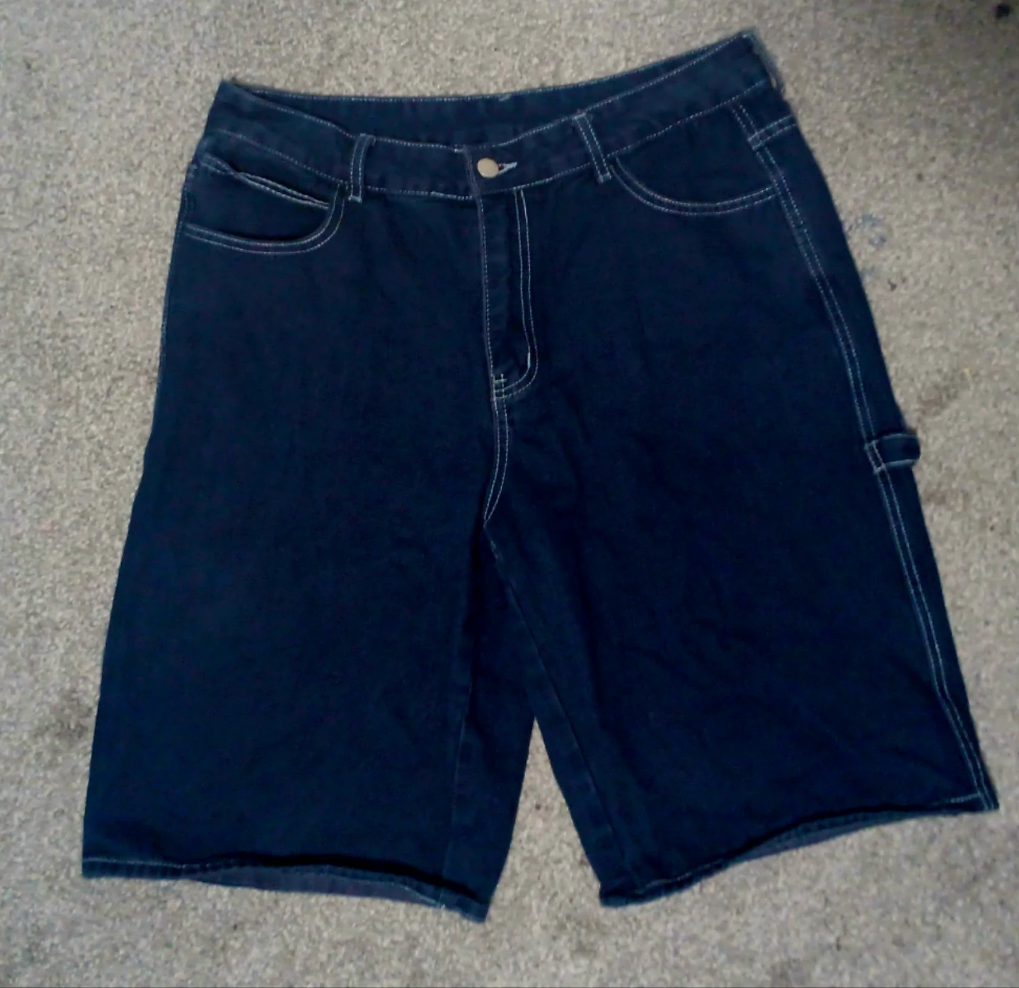 Dark Wash Denim Shorts