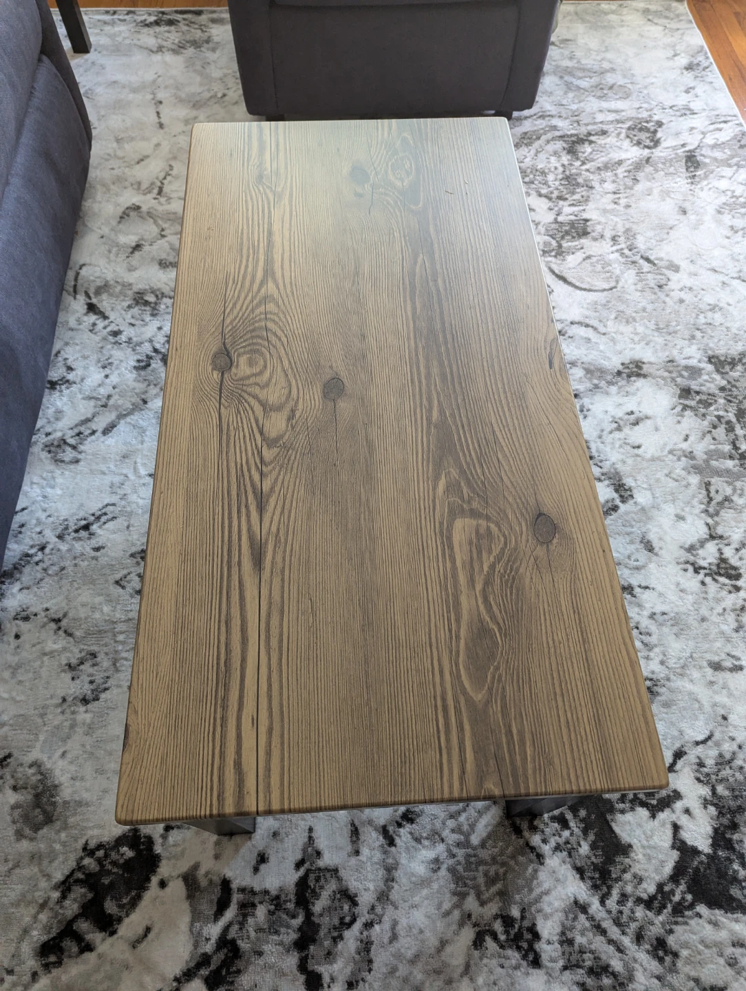 Rustic Wood Coffee Table - photo 3