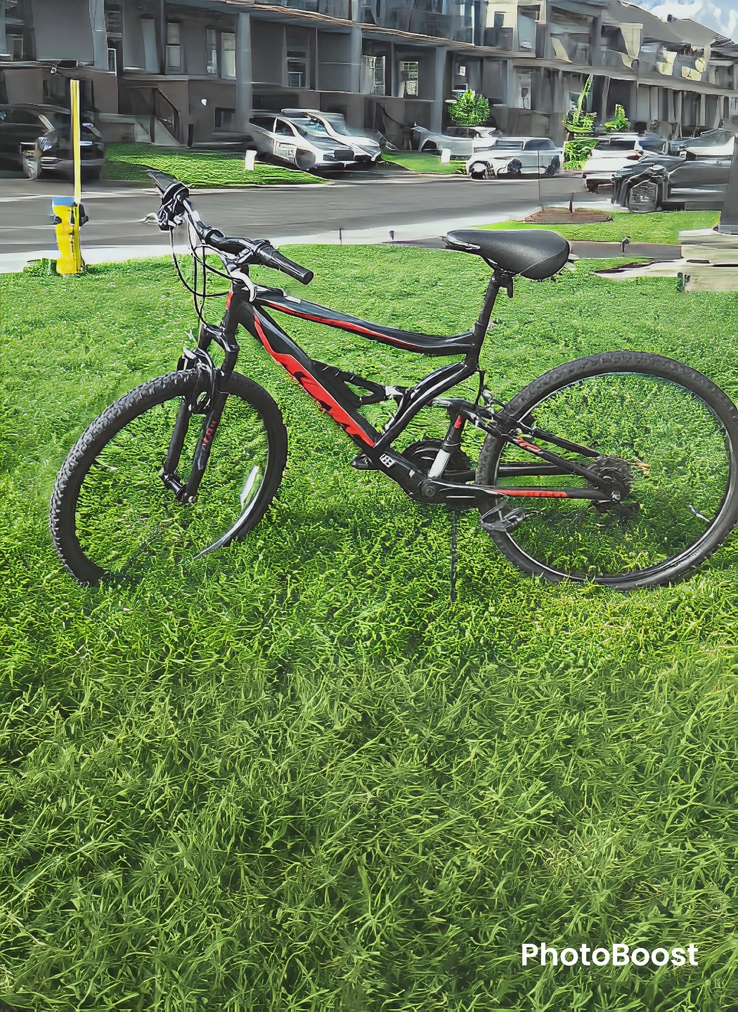 Hyper shocker 26 dual suspension mountain bike