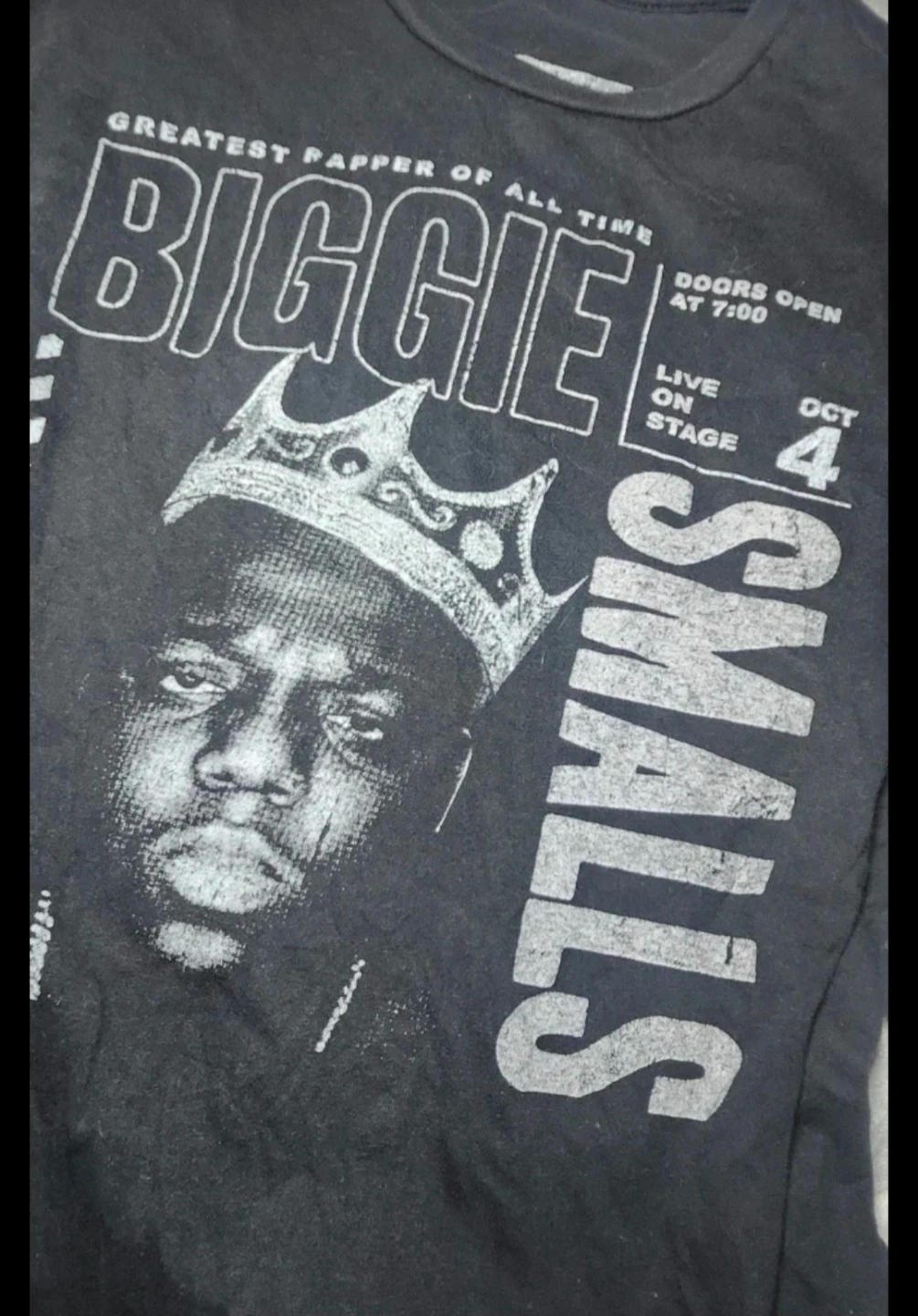 The Notorious B.I.G. "Greatest Rapper Of All Time" T-Shirt - photo 2