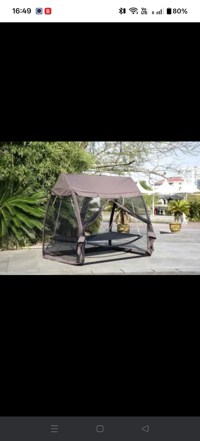 Deluxe Hammock Swing Bed with Mosquito Net - photo 3