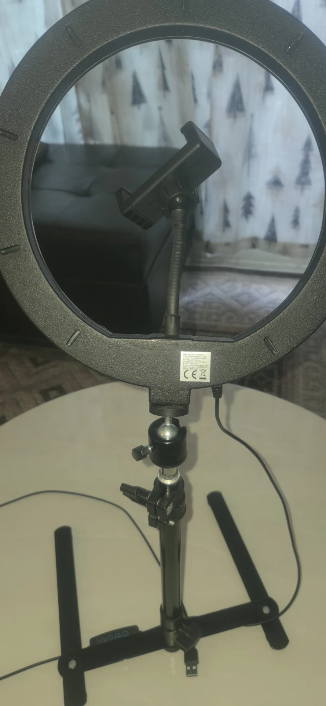 LAQIUIUE Ring Light with Phone Holder - photo 2
