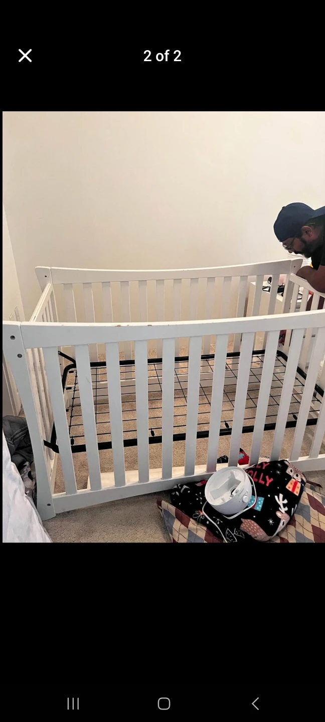 White Convertible Crib