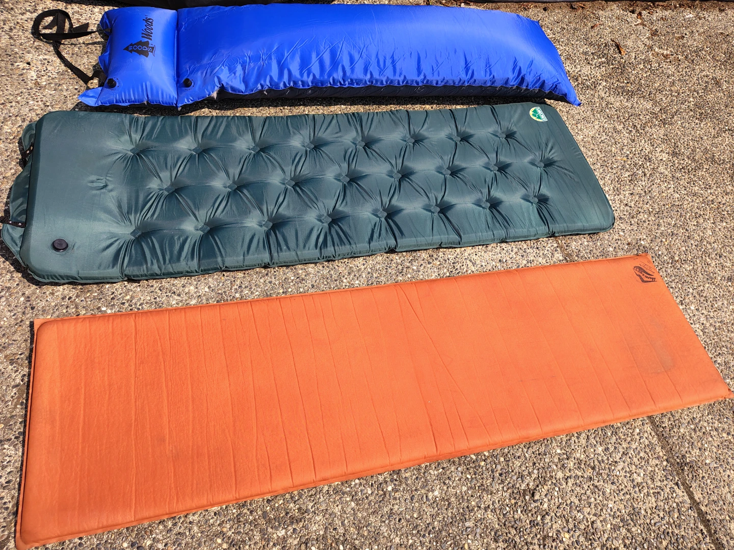 Camping Air Mattresses Roll Up & Large