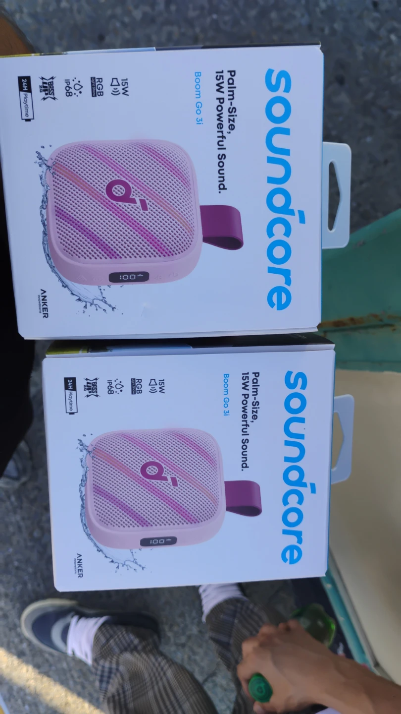 Soundcore Boom Go 3i Portable Bluetooth Speaker - Pink - photo 3