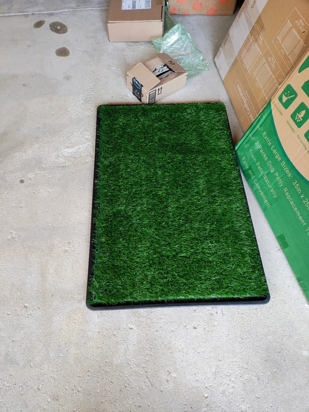 Loobani Potty Patch 35"x25" 2-Pack Dog Potty Replacement Turf - photo 2